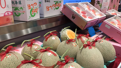 高雄漢神巨蛋購物廣場、北海道メロン販売イベント